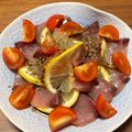 Cathy220's cooksnap of when they made 手作りドレッシング♡はまちのカルパッチョ.