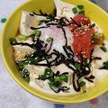 とりけらとっぷす's cooksnap of when they made 朝ごはん＊ランチに＊温玉豆腐丼♡.
