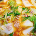 ちび☆あず's cooksnap of when they made 合びき肉と白菜のマーボー炒め.