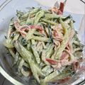 しもまり's cooksnap of when they made 簡単！胡瓜とカニカマのチーズマヨサラダ.
