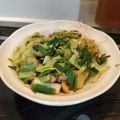 たなかけ＠CKPD's cooksnap of when they made 鶏皮で、キャベツが美味しい炒め物。.