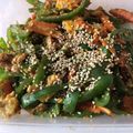 さきいかパフェ's cooksnap of when they made ピーマンと人参の麺つゆ卵炒め.