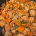 maron1120's cooksnap of when they made 簡単！豚こま団子でヘルシー！揚げない酢豚.