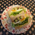 龍青空ママ's cooksnap of when they made BLEとアボカドのサンドイッチ.