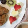 こつゆ514's cooksnap of when they made 三連ハート♡.
