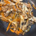 fntr's cooksnap of when they made 常備菜にも♪まいたけと人参のきんぴら.