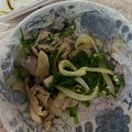 ぴろ's cooksnap of when they made 豚肉と春菊のオイスターマヨ炒め.