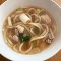 バンビーノ☆'s cooksnap of when they made 母伝授、これはあったま～る、鶏南蛮うどん.