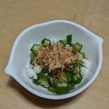 ラリー＆サラ's cooksnap of when they made オクラと長芋のおかかポン酢和え.