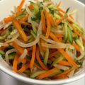 ミレーちゃん's cooksnap of when they made レンジで簡単☆もやしと人参の中華サラダ。.