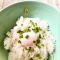 悠LOVE航's cooksnap of when they made 温泉卵の卵かけご飯★わさび醤油添え.