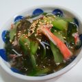 犬の耳's cooksnap of when they made ★超簡単酢の物アレンジ★かにカマもずく酢.