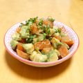 ドルフィンサーモン's cooksnap of when they made アボカドサーモンの漬け風丼♪.