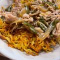 おりぼぶ's cooksnap of when they made かた焼きそば麺✤カリカリ＆ヘルシー版.