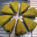 千威's cooksnap of when they made 米粉HM抹茶スコーン.