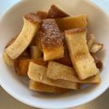 さらっとね's cooksnap of when they made 簡単レンチンのみ★食パンの耳でラスク風.
