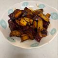 たけ555's cooksnap of when they made 揚げ焼きで簡単♡カリホクッな大学芋.