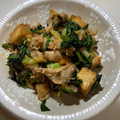 ♪ゆかたん♡'s cooksnap of when they made 厚揚げとほうれん草のスタミナ炒め.