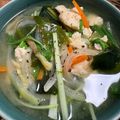 蜂蜜きなこ's cooksnap of when they made 【ダイエット】生姜とささみのスープ♪.