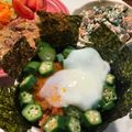 こつゆ514's cooksnap of when they made 韓国海苔添え納豆丼.