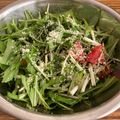 食いしん坊河童's cooksnap of when they made 簡単ランチ♪トマト&水菜のクリチサラダ.