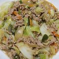 くまモンlove's cooksnap of when they made 肉みそキャベツ.