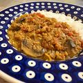 ばぢこ's cooksnap of when they made 本当のインドカレー マッシュルームカレー.