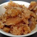 ひんべえ's cooksnap of when they made 余った甘露煮で栗ご飯.