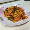 美月♡'s cooksnap of when they made うどんdeナポリタン∮.