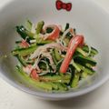クックE662AA☆'s cooksnap of when they made キュウリとカニカマのナムル.
