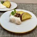 horseland's cooksnap of when they made 甘味の少ないさつま芋にホイップクリーム.