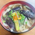 kinniko's cooksnap of when they made 行列の🍜とろとろなすの揚げびたしうどん.