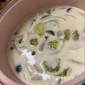 tiaramint's cooksnap of when they made 芽キャベツの白味噌ミルクスープ.