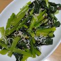 ナーちゃん's cooksnap of when they made 小松菜としらすのおつまみ塩昆布和え.