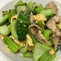 キュキュットさん's cooksnap of when they made 簡単☆10分以下☆青梗菜としめじの卵炒め.