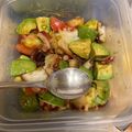 ねこcocoa's cooksnap of when they made たことトマトとアボカドのわさび醤油サラダ.