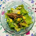 チェックのミニくま's cooksnap of when they made 簡単♡さんま缶とルッコラのサラダ♡.