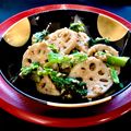 お料理ニャロメ's cooksnap of when they made 蓮根の胡麻味噌和え◆副菜・お弁当.