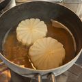 かっちゃん杉's cooksnap of when they made 飾り切りの菊の花で！レンチン風呂吹き大根.