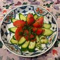 クレイプメートル's cooksnap of when they made トマトのサラダ☆青じそがけ.