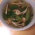 fly☆girl's cooksnap of when they made えびと青梗菜のスープ、春雨入り!.
