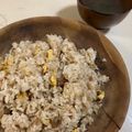 papikun's cooksnap of when they made チャーハンセット.
