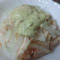 かおり＠オニャンコ教's cooksnap of when they made 大根と鶏ムネ肉のサラダ.