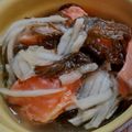 あゆたっくん's cooksnap of when they made もずく酢ドレッシングでサーモン大根サラダ.