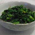 sakuni's cooksnap of when they made かき菜(or菜花)のゴマ油炒め.
