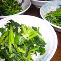 かぜひかる's cooksnap of when they made 小松菜とじゃこのごま油炒め.