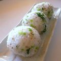 keiかな's cooksnap of when they made 大根葉としらすのおにぎり.