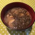 m@n@'s cooksnap of when they made わかめもいいけど！もずくの味噌汁は？.