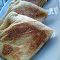 oBsession's cooksnap of when they made 油揚げとチーズのはさみ焼き.
