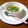 kururin18's cooksnap of when they made ✿ふわとろ卵のコンソメスープ✿.